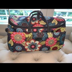 Vera Bradley Rolling Duffel